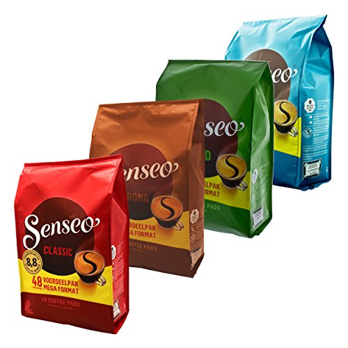 Senseo 48er Variation Family Pack, Kaffeepads, 4 Sorten, 192 Pads / Portionen von Senseo