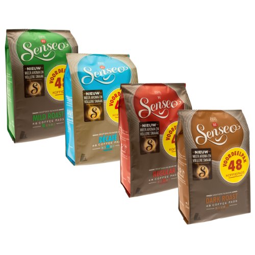Senseo 48er Variation Family Pack, Kaffeepads, 4 x 48 Pads / Portionen von Senseo