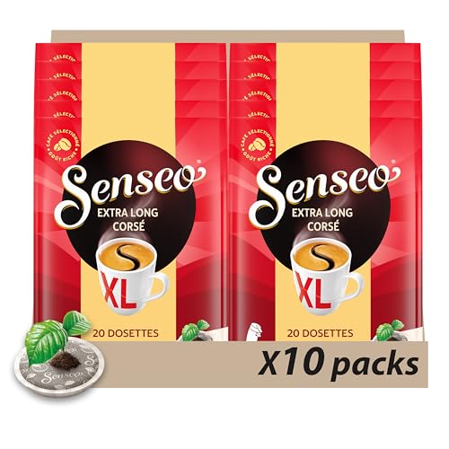 Senseo Café 200 Kaffeekapseln extra lang vollmundig (10 x 20 Stück) von Senseo