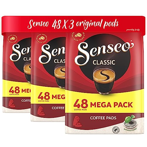 Senseo Kaffeepads Classic / Klassisch, 3er Pack à 48 Pads, 144 Pads von Senseo