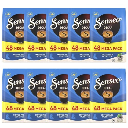 Senseo Kaffeepads Décafé / Entkoffeiniert, Reiches Aroma, Intensiv & Ausgewogen, Kaffee, neues Design, 10er Pack, 10 x 48 Pads Senseo Kaffeepads Décafé / Entkoffeiniert, Reiches Aroma, Intensiv & Ausgewogen, Kaffee, neues Design, 10er Pack, 10 x 48 Pads von Senseo