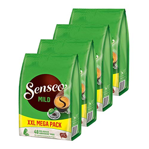 Senseo Kaffeepads Mild Roast, Feiner und Samtweicher, 4er Pack, 192 Pads von Senseo