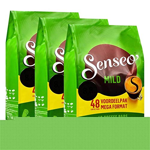 SENSEO Pads Mild , neues Design, 3er Pack, 3 x 48 Pads von Senseo