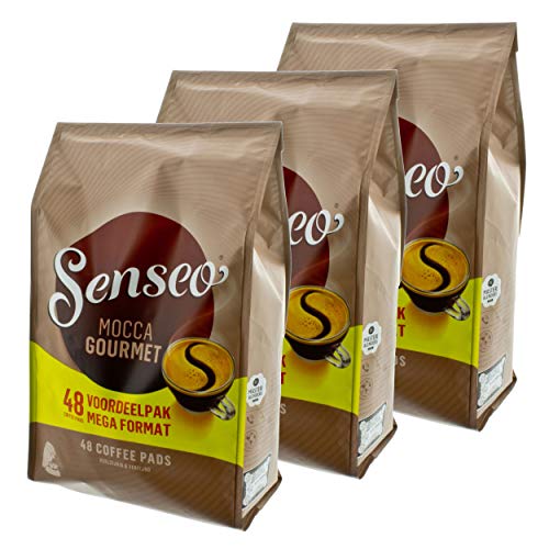 Senseo Kaffeepads Mocca Gourmet, Frisch & Intensiv, Kaffee für Kaffepadmaschinen, 144 Pads von Senseo
