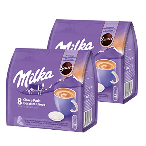 Senseo Milka Choco Pads 2er Set, Schokoladengetränk, Kakaogetränk, Kaffeepads von Senseo
