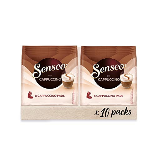 Senseo Pads Cappuccino, 80 Kaffeepads, 10er Pack, 10 x 8 Getränke Senseo Pads Cappuccino, 80 Kaffeepads, 10er Pack, 10 x 8 Getränke von Senseo