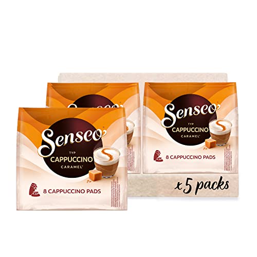 Senseo Pads Cappuccino Caramel, 40 Kaffeepads, 460g - (5er Pack) von Senseo
