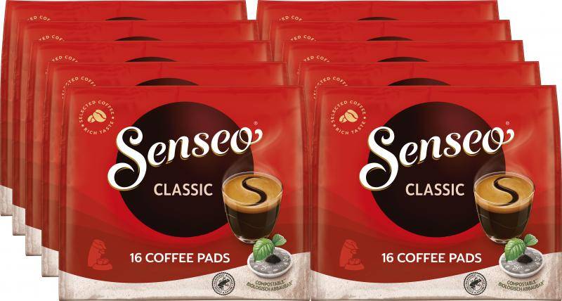 Senseo Pads Classic, 10 x 16 Kaffepads Senseo Pads Classic, 10 x 16 Kaffepads von Senseo