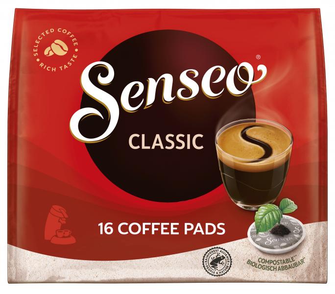 Senseo Pads Classic UTZ zertifiziert, 16 Kaffepads von Senseo