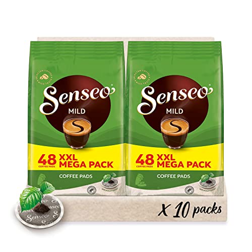Senseo® Pads Mild - Milder Kaffee RA-zertifiziert - 10 Megapackungen XXL x 48 Kaffeepads von Senseo