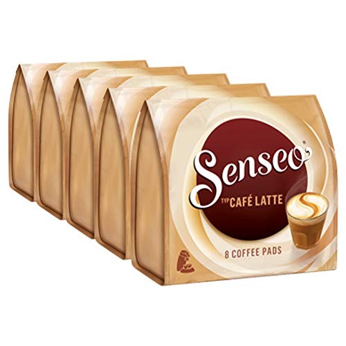 Senseo Typ Café Latte 8 Doppelkammmerpads , 5er Pack (5 x 94 g Beutel) von Senseo