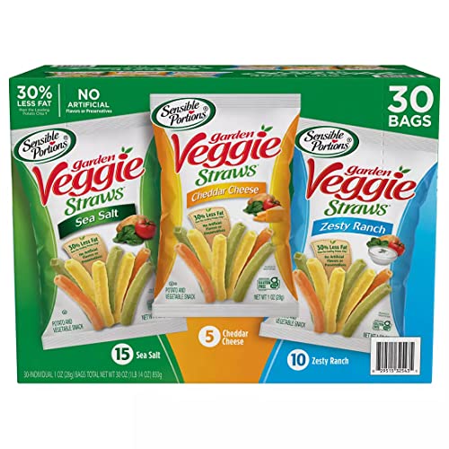 Sensible Portions Veggie Straws Sortimentspackung, 30 Stück Sensible Portions Veggie Straws Sortimentspackung, 30 Stück von Sensible Portions