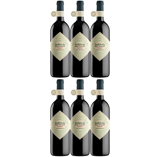 Serègo Alighieri Poderi Bell'Ovile Rosso di Toscana Rotwein Biowein trocken IGT Italien I Versanel Paket (6 x 0,75l) von Serègo Alighieri