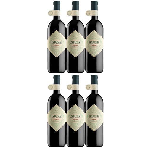 Serègo Alighieri Poderi Bell'Ovile Rosso di Toscana Rotwein Biowein trocken IGT Italien I Versanel Paket (6 x 0,75l) von Serègo Alighieri