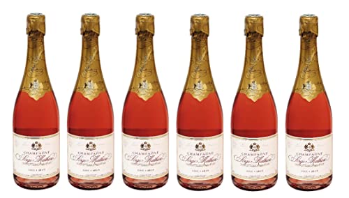 6x 0,75l - Serge Mathieu - Rosé - Brut - Champagne A.O.P. - Frankreich - Rosé-Champagner trocken von Serge Mathieu