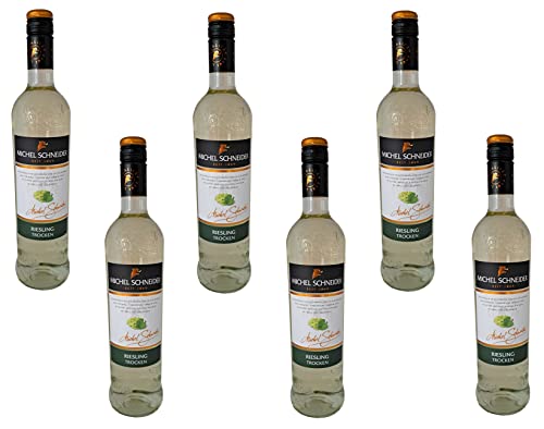 6 Flaschen Michel Schneider Riesling Pfalz, trocken, sortenreines Weinpaket von Seroflow