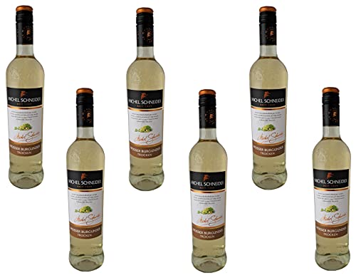 6 Flaschen Michel Schneider Weisser Burgunder, trocken, sortenreines Weinpaket von Seroflow