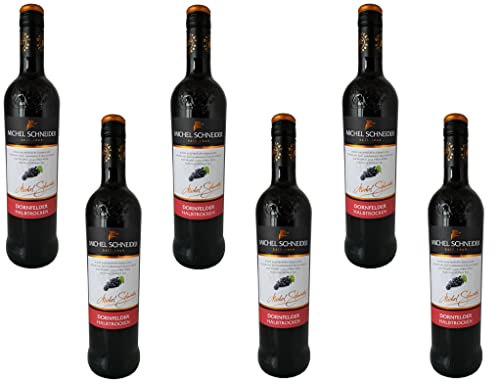6 Flaschen Rotwein Michel Schneider Dornfelder Pfalz QbA, halbtrocken von Seroflow