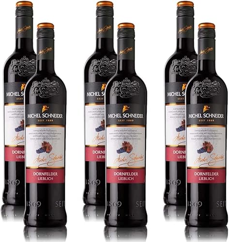 6 Flaschen Rotwein Michel Schneider Dornfelder Pfalz QbA, lieblich 6 Flaschen Rotwein Michel Schneider Dornfelder Pfalz QbA, lieblich von Seroflow