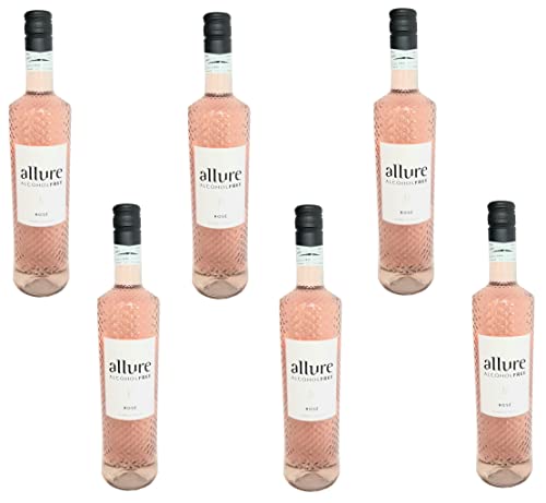 Michel Schneider Allure Aromat Getränk entalkoholisierter Rosé Wein 750ml - 6Stk von Seroflow
