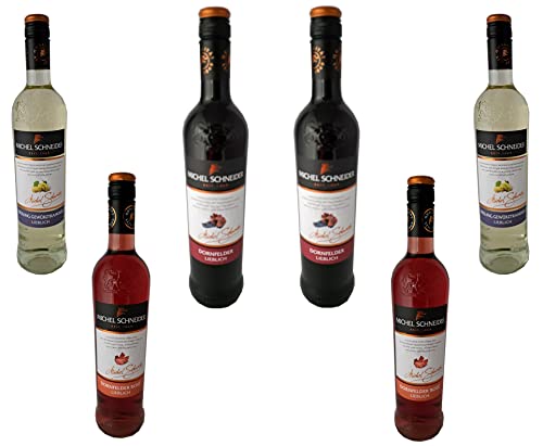 Michel Schneider Rose/Rot/Weiss Wein lieblich Mix Paket mit 10-11,5% Alkohol - 6er Michel Schneider Rose/Rot/Weiss Wein lieblich Mix Paket mit 10-11,5% Alkohol - 6er von Seroflow