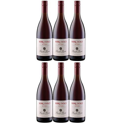 Serre dei Roveri Figli Serre Dolci Rosso lieblich Rotwein Wein Italien 6 Flaschen von Serre dei Roveri