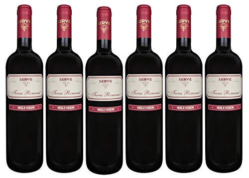 Serve Ceptura | TERRA ROMANA Milenium Red - Rotwein trocken aus Rumänien | Weinpaket 6 x 0.75 L von Serve Ceptura