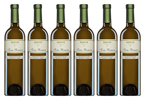 Serve Ceptura | TERRA ROMANA Sauvignon Blanc & Feteasca Alba - Weißwein trocken aus Rumänien | Weinpaket 6 x 0.75 L von Serve Ceptura