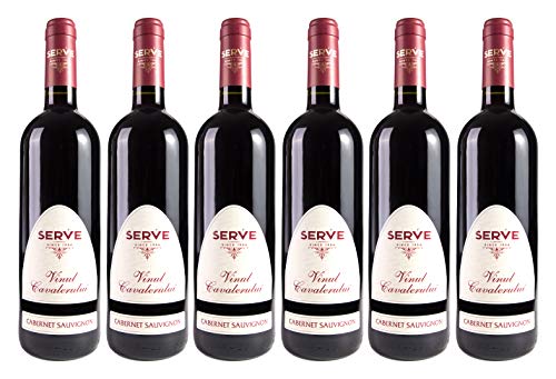 Serve Ceptura | VINUL CAVALERULUI Cabernet Sauvignon - Rotwein trocken aus Rumänien | Weinpaket 6 x 0.75 L von Serve Ceptura