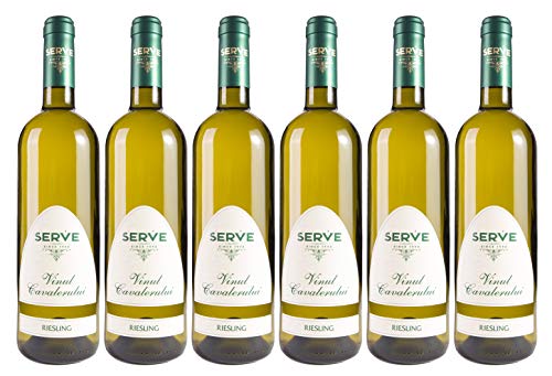 Serve Ceptura | VINUL CAVALERULUI Riesling - Weißwein trocken aus Rumänien | Weinpaket 6 x 0.75 L von Serve Ceptura