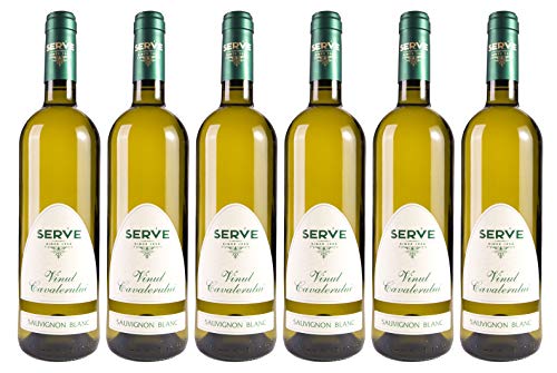 Serve Ceptura | VINUL CAVALERULUI Sauvignon Blanc - Weißwein trocken aus Rumänien | Weinpaket 6 x 0.75 L von Serve Ceptura