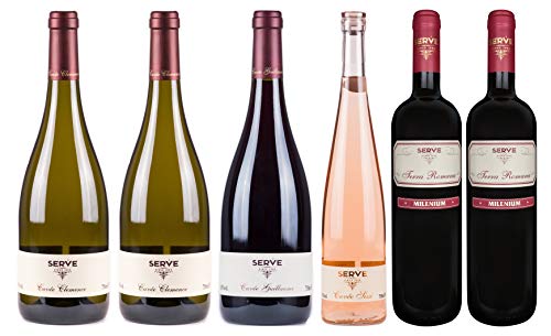 Serve Ceptura | Weinpaket CUVÉE – verschiedene rumänische Qualitätsweine 6 x 0.75 L von Serve Ceptura