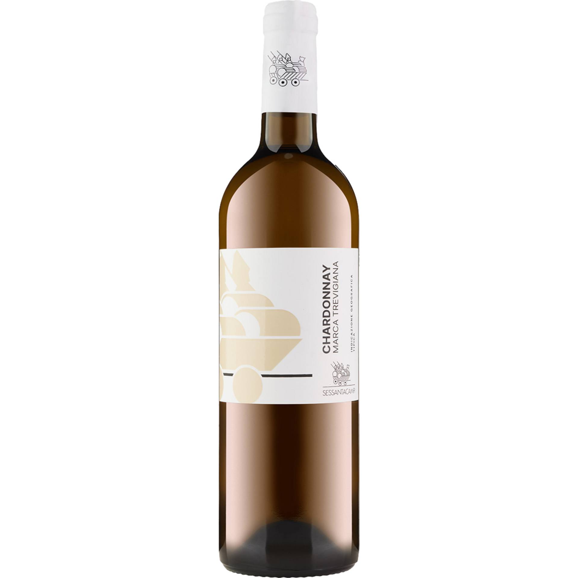 Sessantacampi Chardonnay, Marca Trevigiana IGP, Venetien, 2023, Weißwein von Sessantacampi, IT 31052 Maserada sul Piave (TV)