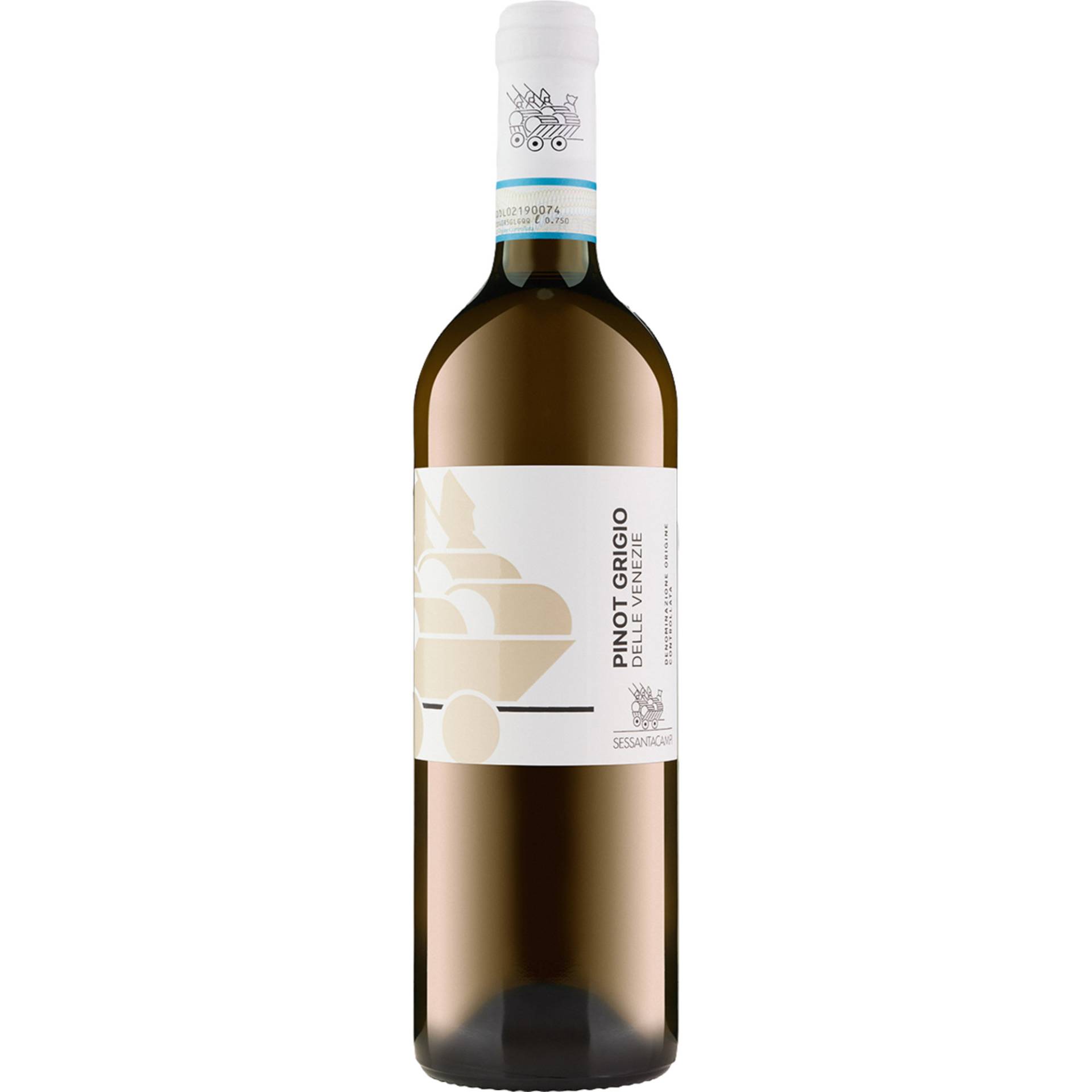 Sessantacampi Pinot Grigio, delle Venezie DOC, Venetien, 2023, Weißwein von Sessantacampi, IT 31052 Maserada sul Piave (TV)