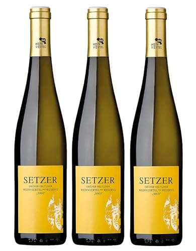 3x 0,75l - 2023er - Setzer - 8000 - Ried Laa - Grüner Veltliner - Weinviertel DAC Reserve - Österreich - Weißwein trocken von Setzer