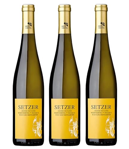 3x 0,75l - 2023er - Setzer - Ried Kirchengarten - Grüner Veltliner - Weinviertel DAC Reserve - Österreich - Weißwein trocken 3x 0,75l - 2023er - Setzer - Ried Kirchengarten - Grüner Veltliner - Weinviertel DAC Reserve - Österreich - Weißwein trocken von Setzer