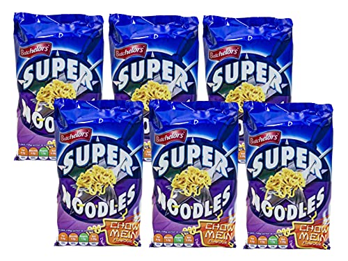 Batchelors Super Noodles Chow Mein | Packung mit 6 x 90 g Batchelors Super Noodles Chow Mein | Packung mit 6 x 90 g von Several