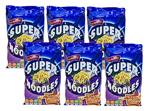 Batchelors Super Noodles Chow Mein | Packung mit 6 x 90 g von Several