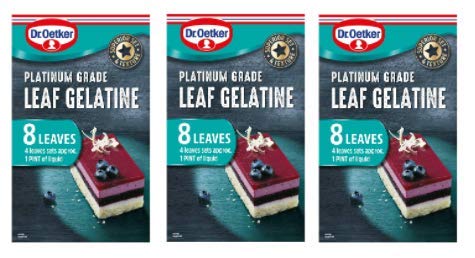 Dr. Oetker Blattgeletine, 13 g, 3 Stück von Ewbob