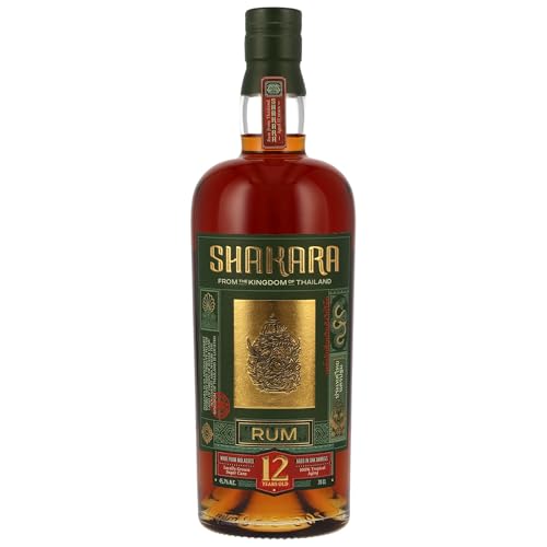 Shakara | Thailand Rum 12 y.o. | Noten von Mango und Toffee | 12 Jahre tropische Reifung in Bourbon Casks | 45,5% | 700ml Shakara | Thailand Rum 12 y.o. | Noten von Mango und Toffee | 12 Jahre tropische Reifung in Bourbon Casks | 45,5% | 700ml von Shakara
