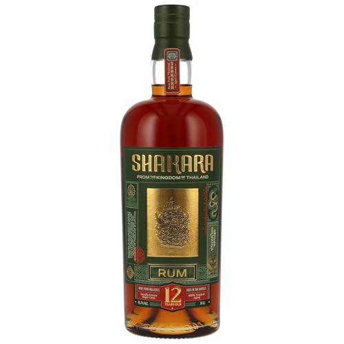 SHAKARA 12 Years Old Thailand Rum 45,7% Vol. 0,7l von Shakara