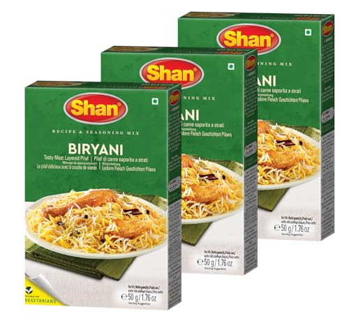 Shan Biryani Masala, 50 g, 3 Stück Shan Biryani Masala, 50 g, 3 Stück von Shan