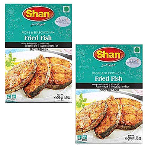 Shan Gebratener Fisch Masala, 50 g, 2 Stück Shan Gebratener Fisch Masala, 50 g, 2 Stück von Shan