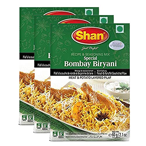 Shan Special Bombay Biryani Masala, 60 g, 3 Stück von Shan