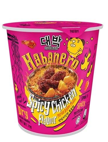 Shangi Daebak Geister-Pfeffer-Serie – Habanero Tasse würziges Huhn Geschmack von Shangi Ghost Pepper Serie (1 Stück) von Shangi