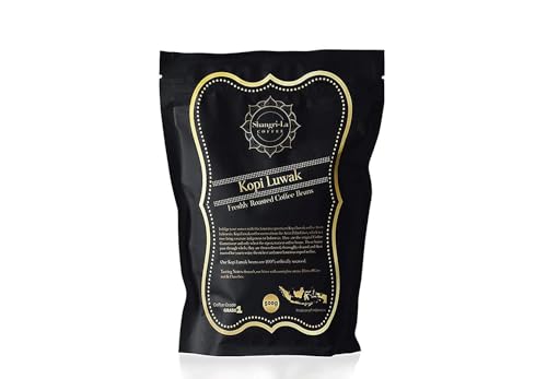 Shangri-La Coffee - Wilde Kopi Luwak Kaffeebohnen - 500 Gramm (Andere Gewichte Und Bohnentypen Erhältlich) - Ethisch Von Freilebenden Tieren Bezogen (Aus Indonesien) von Shangri-La Coffee