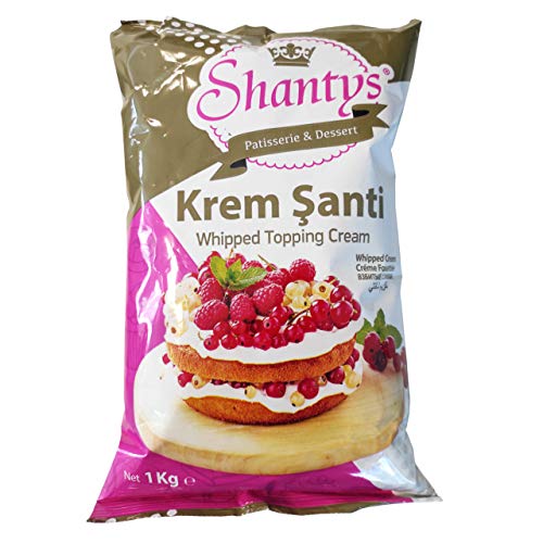 Creme Santi Mix - 1 Kg - Kaltcremepulver (Kremsanti - Sahnealternative) Shantys Patisserie & Dessert von Shantys Patisserie & Dessert