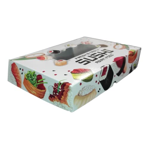 Sushi Box - L (25 x 17 x 5 cm) 100 Stück - Packmania von Shantys Patisserie & Dessert