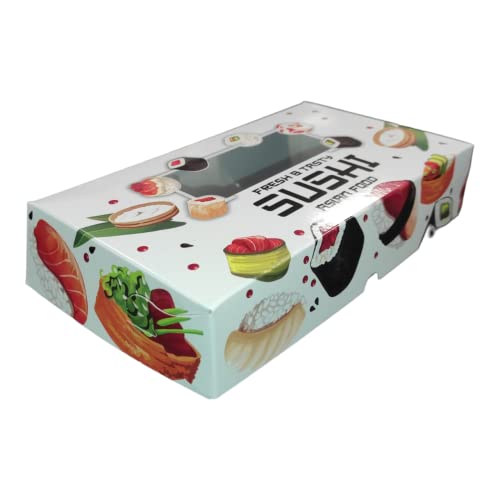 Sushi Box - M (23 x 13 x 5 cm) 100 Stück - Packmania von Shantys Patisserie & Dessert