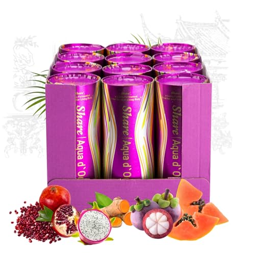 ShareAqua d'Oro| Getränk aus den Säften von fermentiertem Obst & Gemüse | Super Food | Naturprodukt |12 x 240 ml von Share